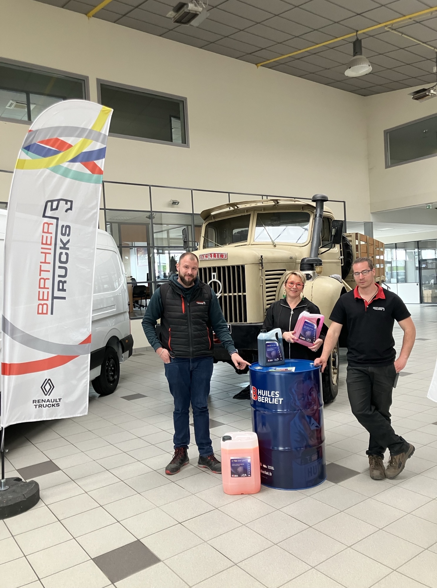 Formation CEE :HUILES BERLIET aux côtés de BERTHIER TRUCKS