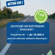 Prime CEE : Les aides véhicules électriques évoluent