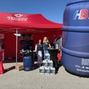 Équipe HUILES BERLIET présentant ses solutions de maintenance sur un stand professionnel à Valence