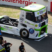 Le Camion du Team ARAVI Racing sur le circuits des 24H du Mans Camions