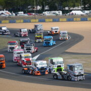 Les camions sur le circuit des 24h Camions du Mans
