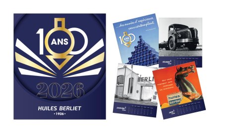 Calendriers collector Huiles Berliet